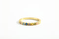 Dainty Stackable Birthstone Ring in Gold by Seeyoura