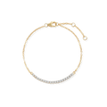 Petite Line Bracelet in 18-k-gold-over-sterling-silver by Seeyoura