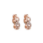 Diamond Hoop Earrings — Rose Gold by Seeyoura