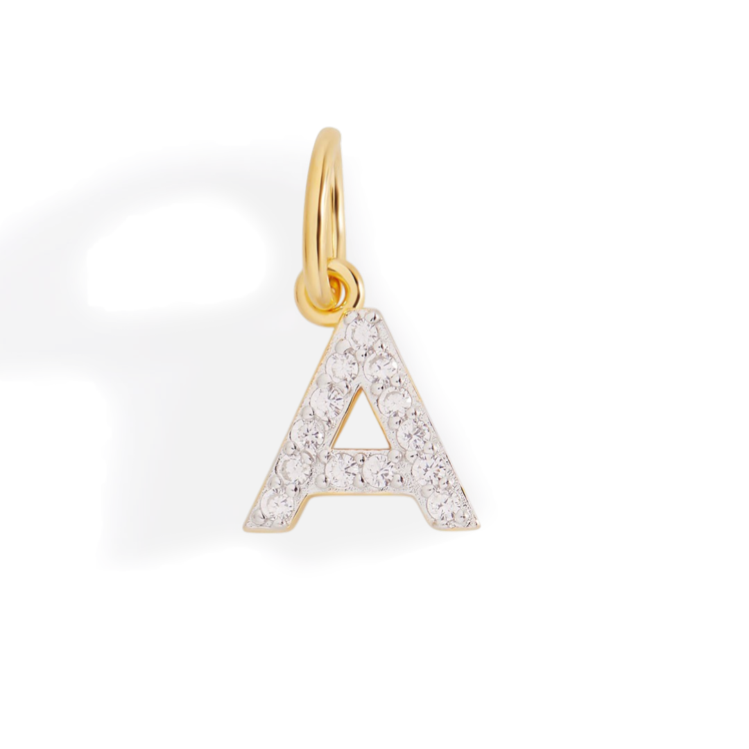 Diamond Initial Charm in A by Seeyoura