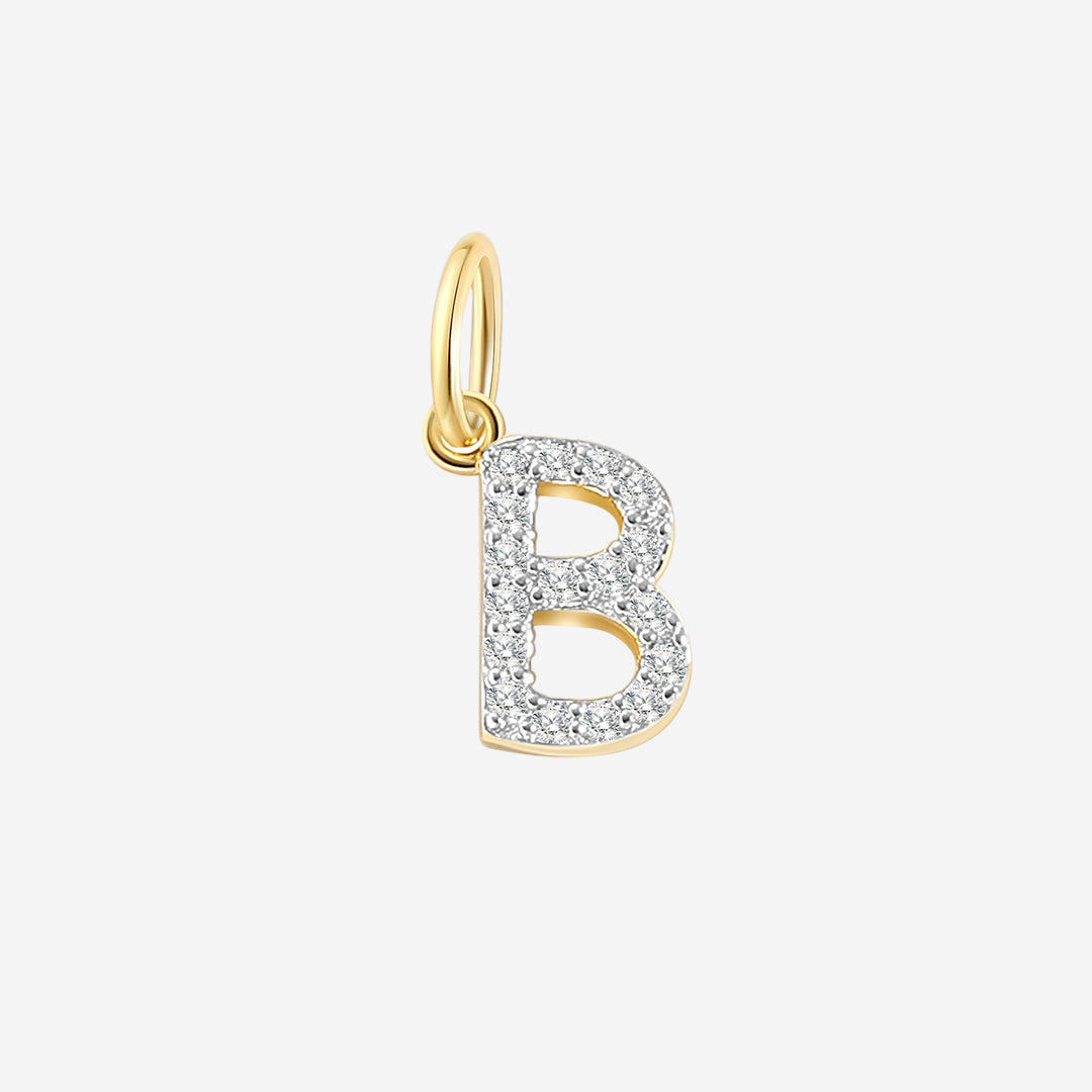 Diamond Initial Charm in B by Seeyoura