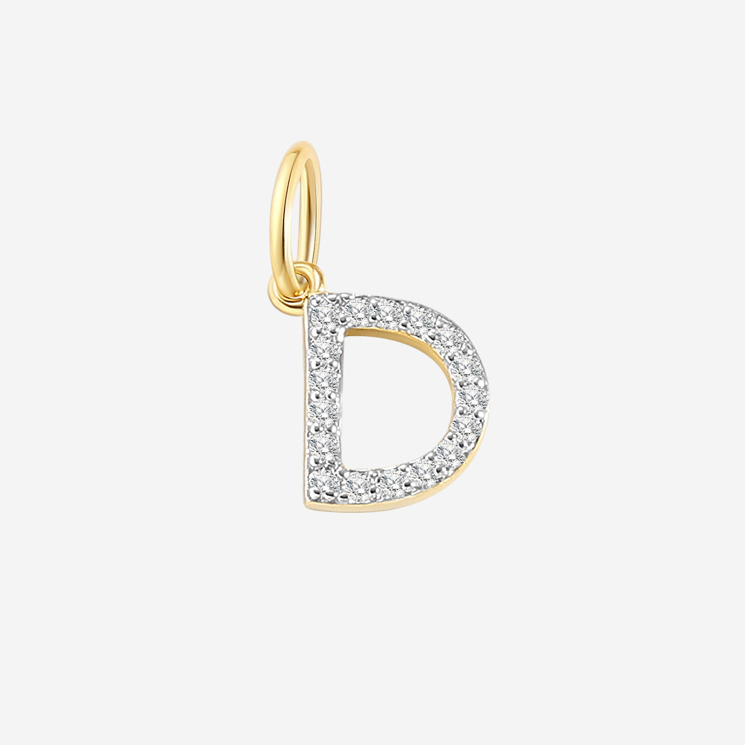 Diamond Initial Charm in D by Seeyoura