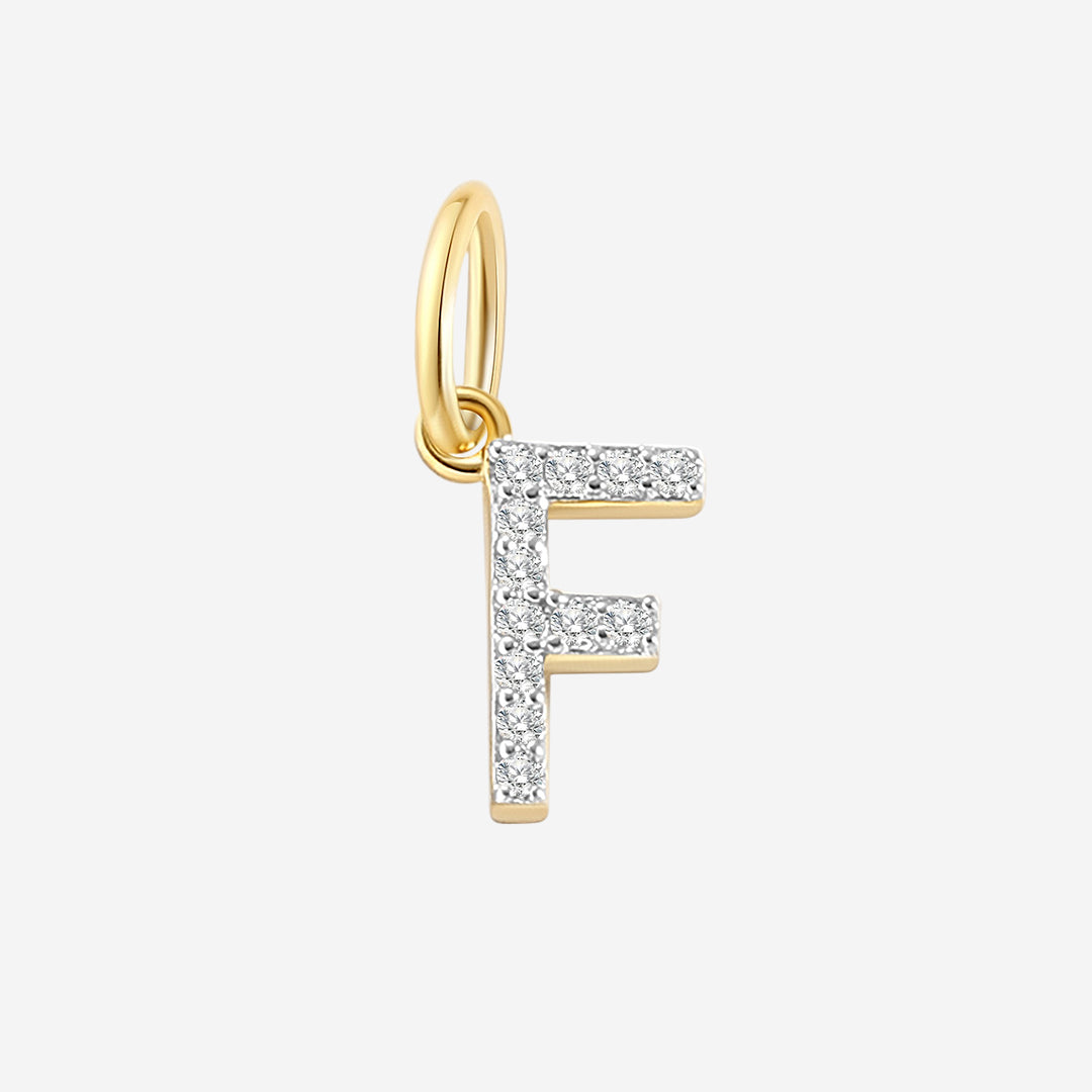 Diamond Initial Charm in F by Seeyoura