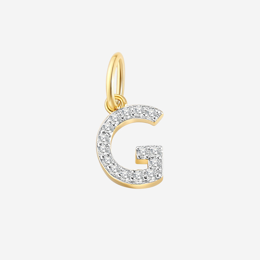 Diamond Initial Charm in G by Seeyoura