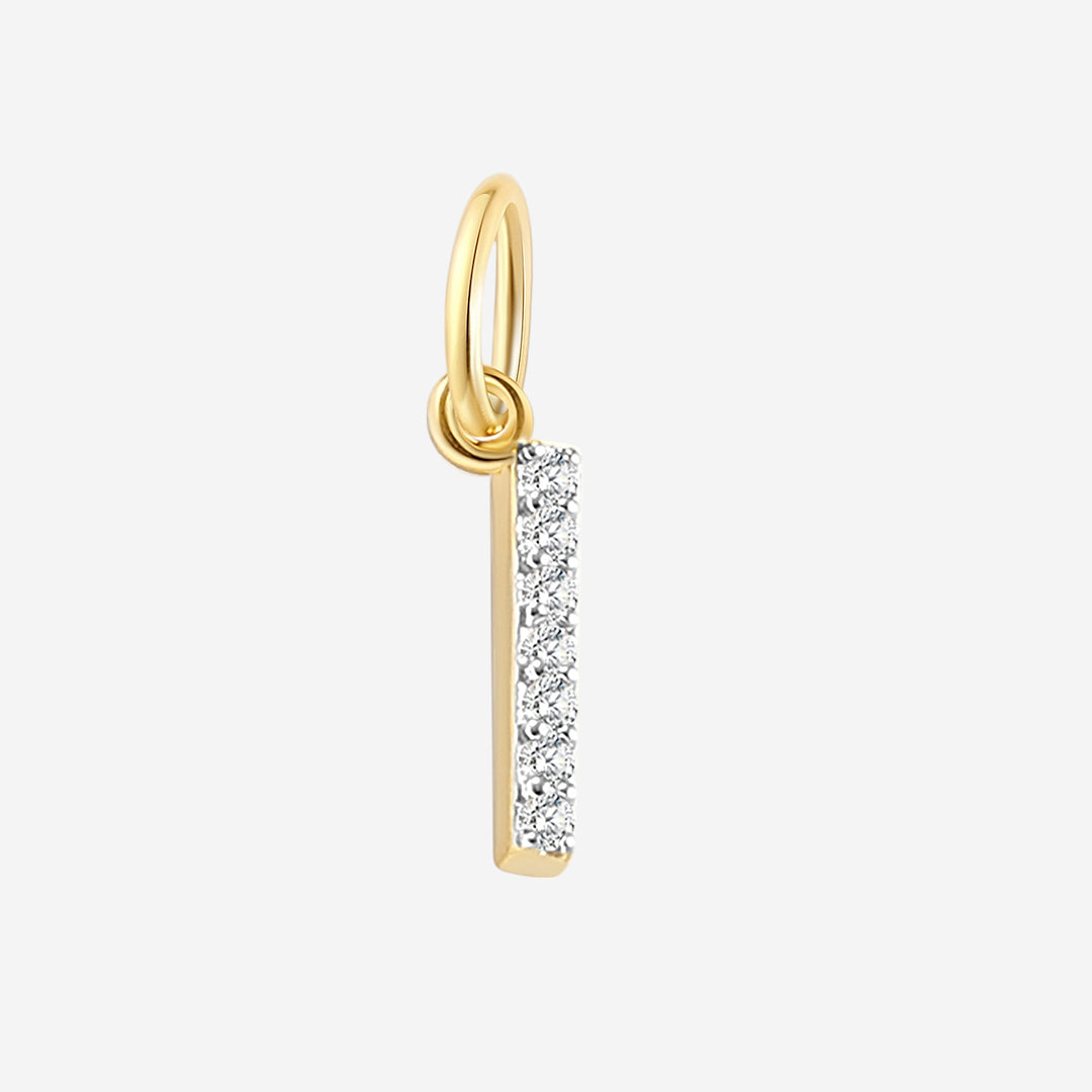 Diamond Initial Charm in I by Seeyoura