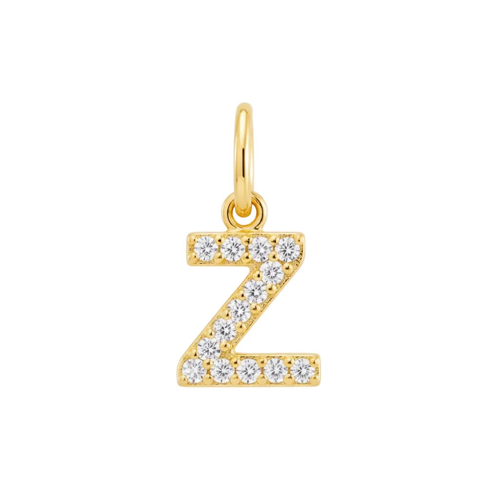 Diamond Initial Charm by Seeyoura
