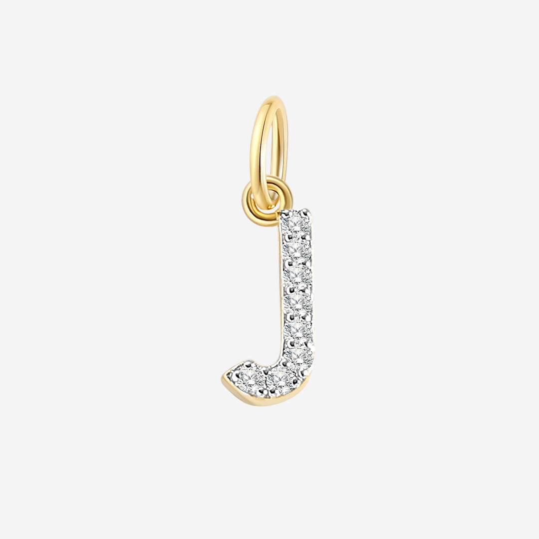 Diamond Initial Charm in J by Seeyoura