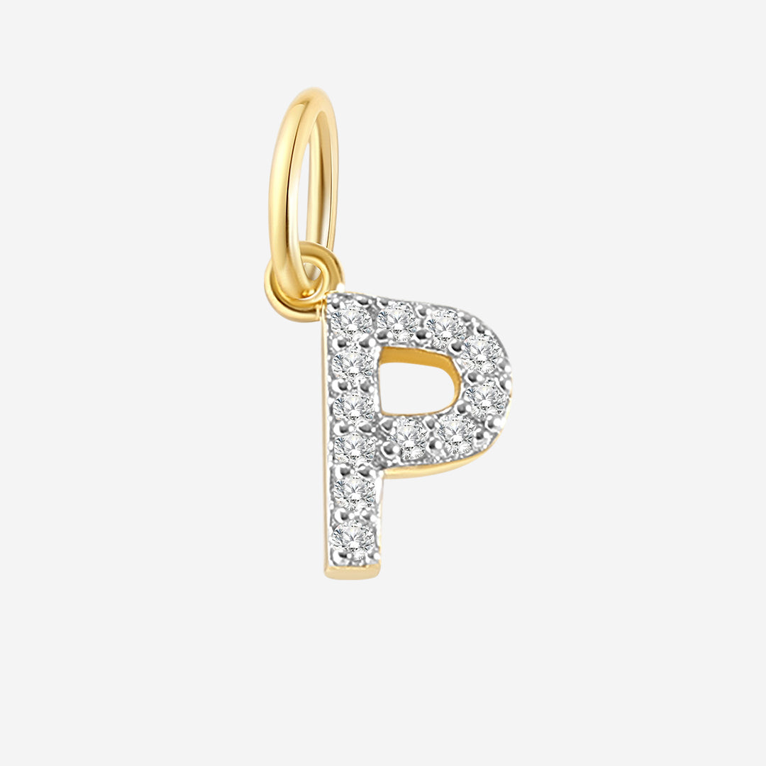 Diamond Initial Charm in P by Seeyoura