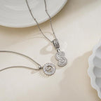 Diamond Letter Pendant Necklace by Seeyoura