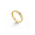 Diamonds & Daisies Eternity Ring in gold by Seeyoura
