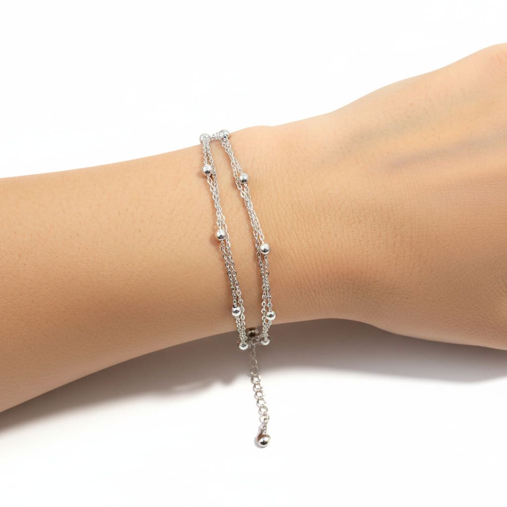 Double Chain Bracelet by Seeyoura