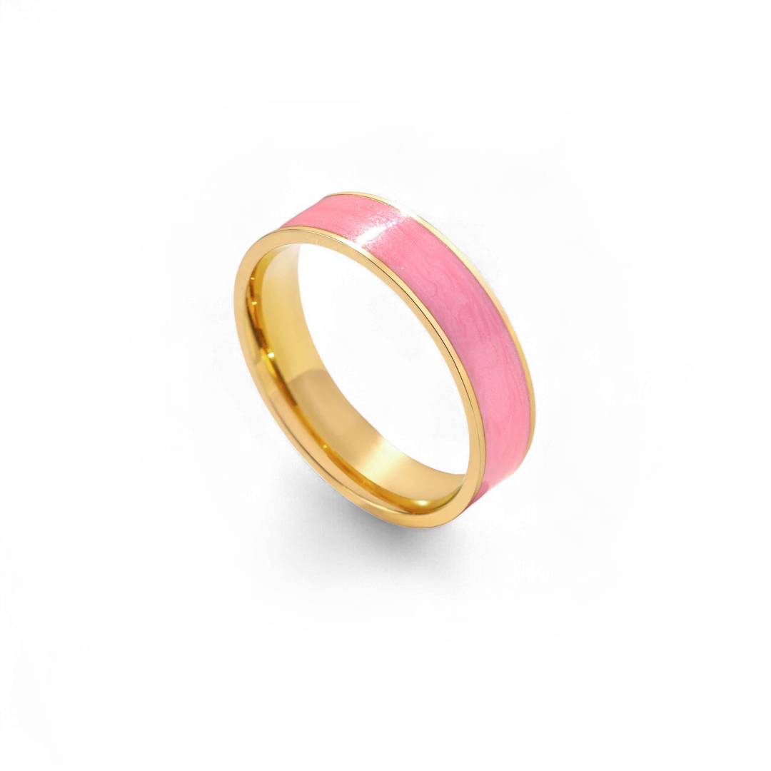 Enamel Band Ring by Seeyoura