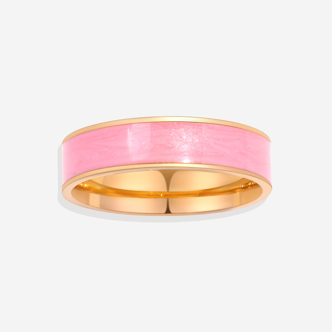Enamel Band Ring by Seeyoura
