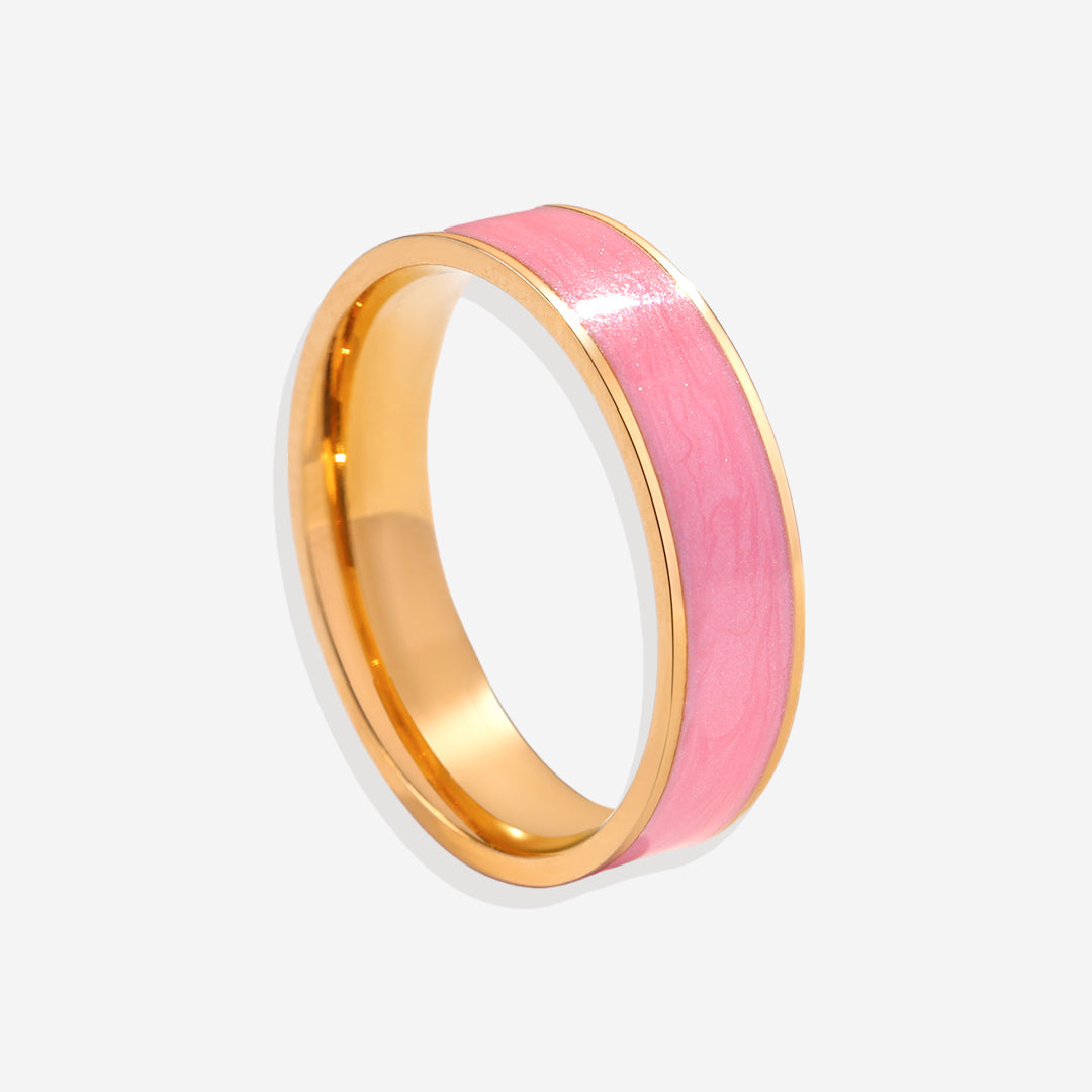 Enamel Band Ring by Seeyoura