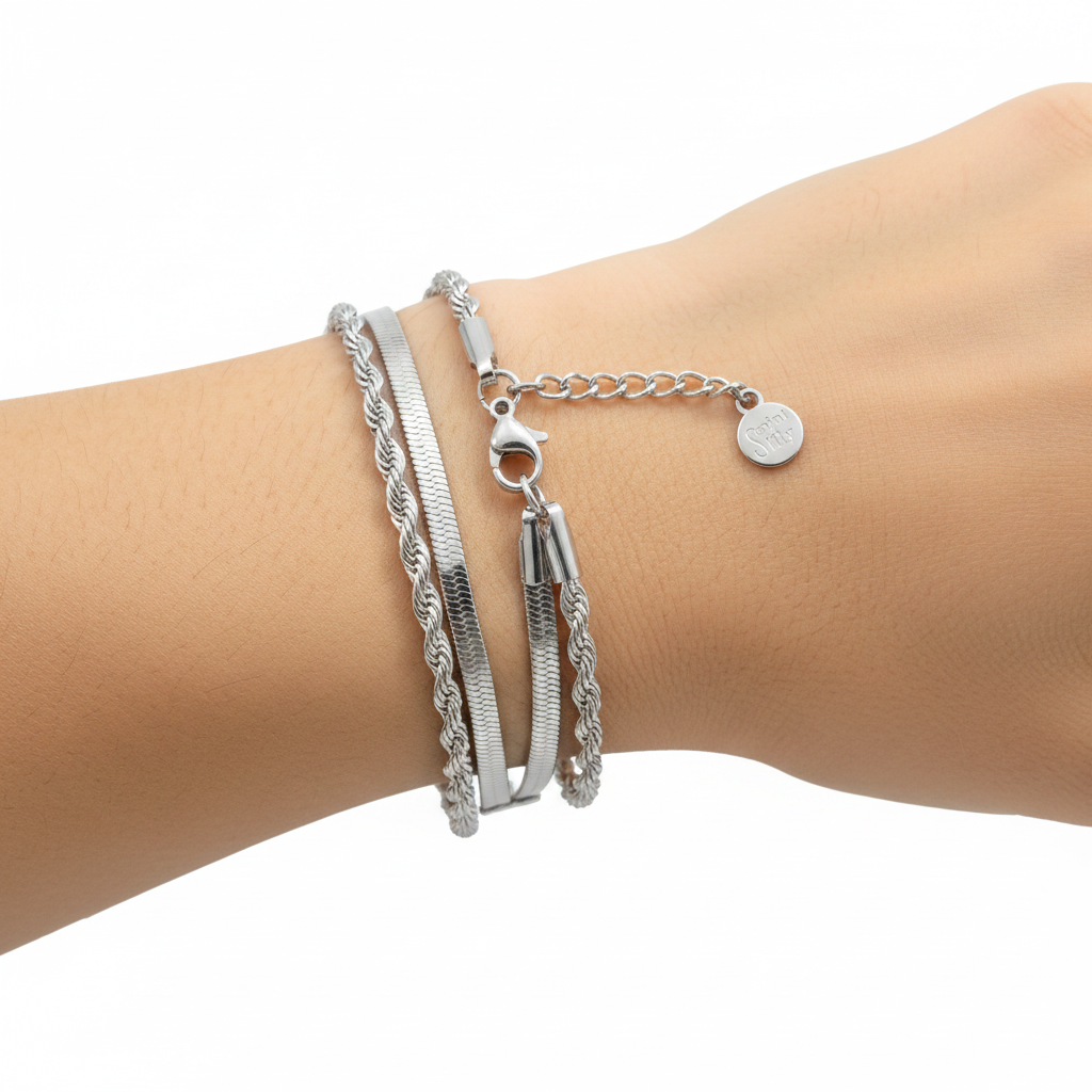 Essential Layered Bracelet by Seeyoura