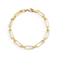Everyday Link Bracelet in gold by Seeyoura