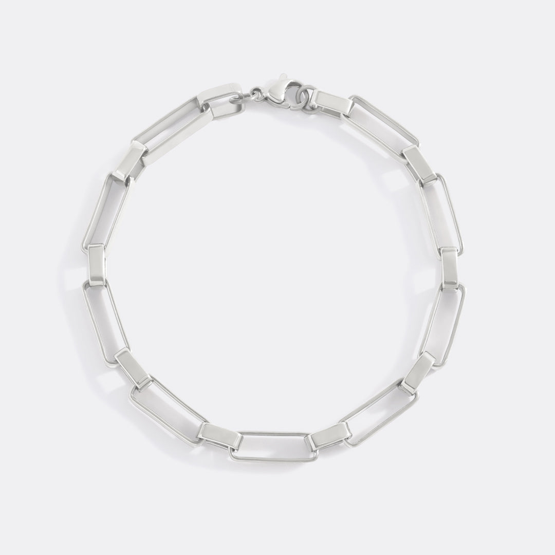 Everyday Link Bracelet in silver by Seeyoura