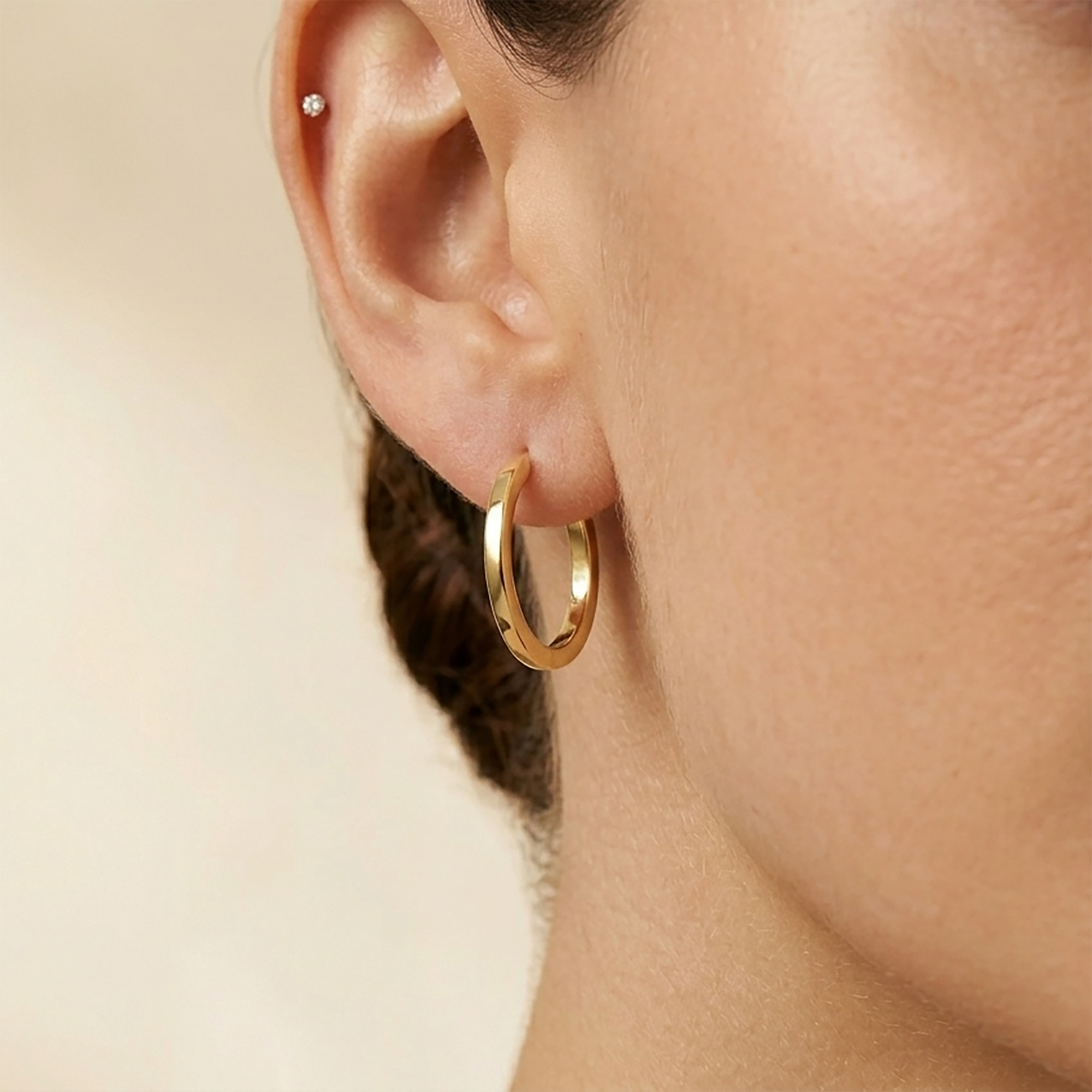 Everyday Hinging Hoop Earring by Seeyoura