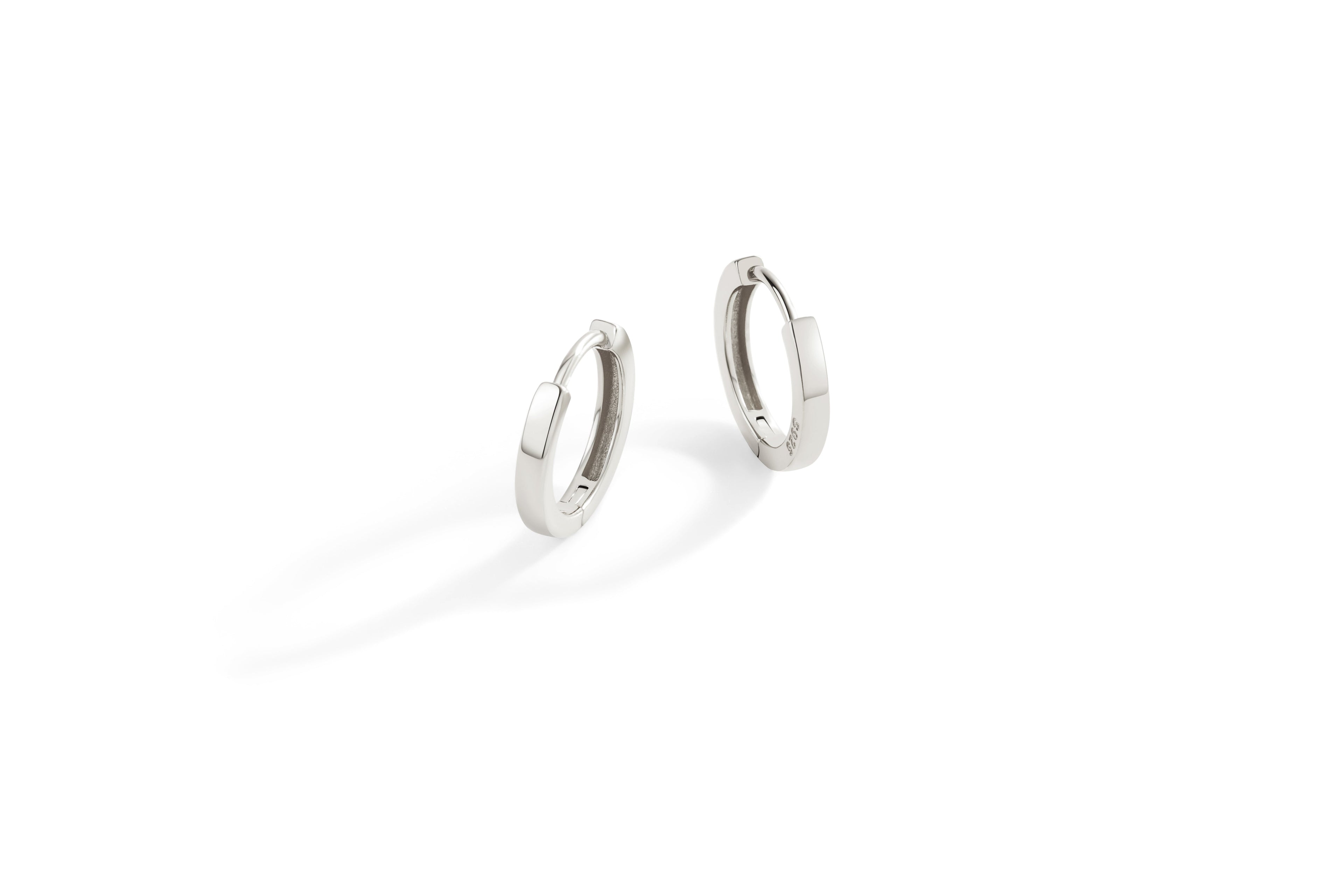 Everyday Hinging Hoop Earring in Silver by Seeyoura