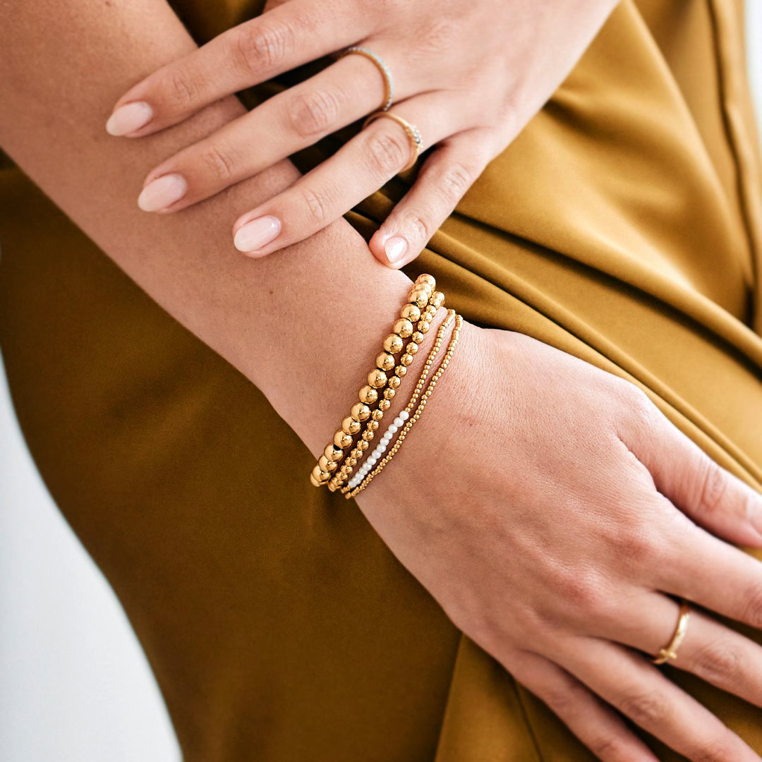 Everyday Pearl Bracelet Stacking Set by Seeyoura