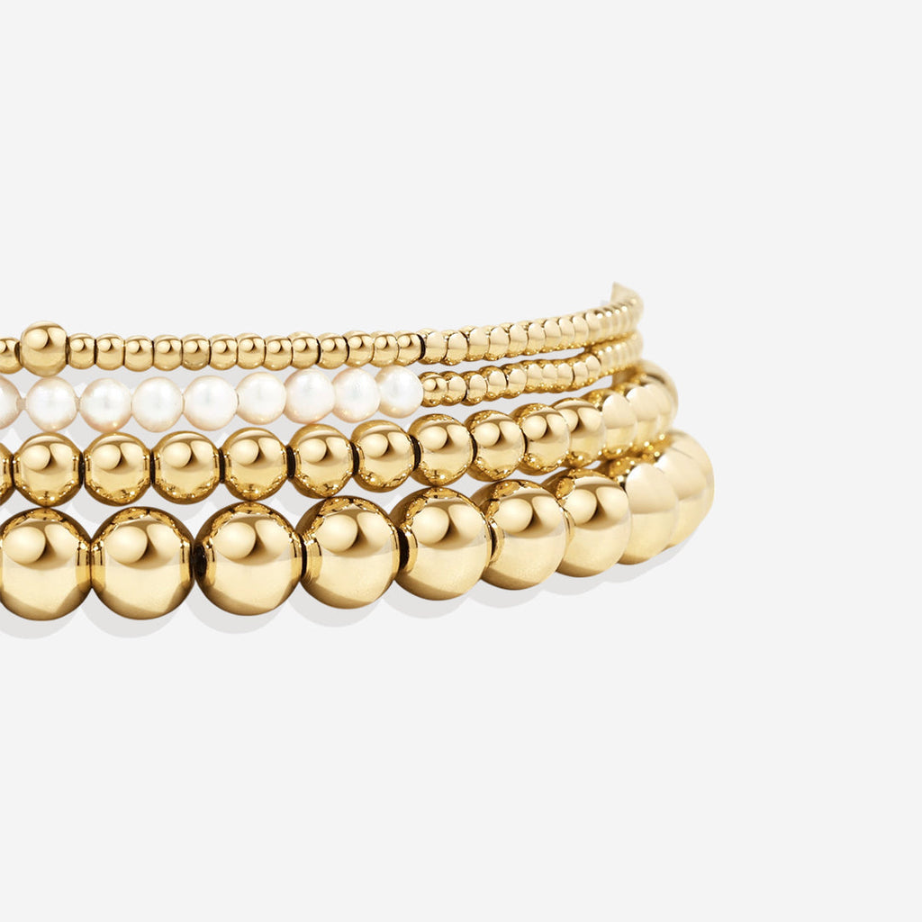 Everyday Pearl Bracelet Stacking Set by Seeyoura