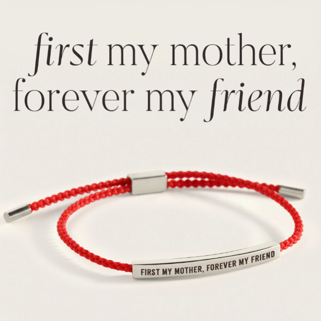 First My Mother, Forever My Friend Inspire Bracelet in silver by Seeyoura