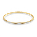 Flexible Diamond Tennis Bracelet in 18k Gold Over Sterling Silver by Seeyoura