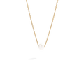 Floating Pearl Necklace in gold by Seeyoura