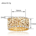 Floral Wide Band Ring by Seeyoura