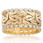 Floral Wide Band Ring by Seeyoura