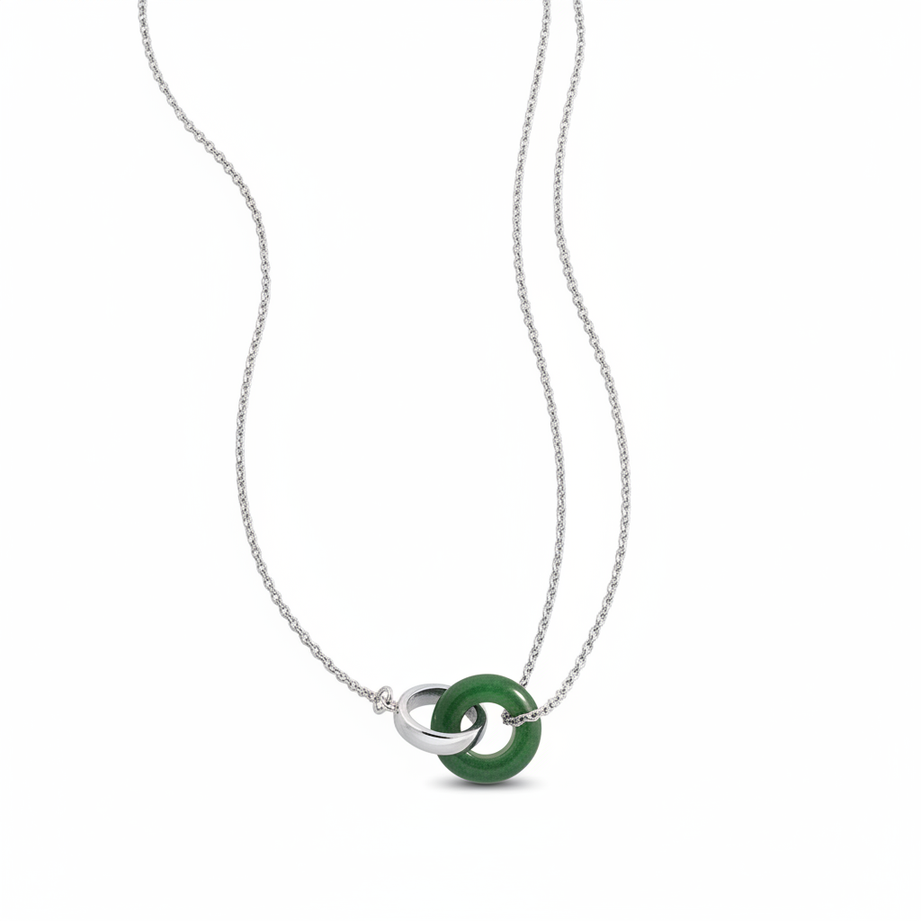 Gemstone Connection Necklace in 925-sterling-silver by Seeyoura