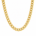 Geometric Chain Necklace in gold by Seeyoura