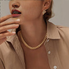 Geometric Chain Necklace by Seeyoura