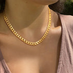 Geometric Chain Necklace by Seeyoura