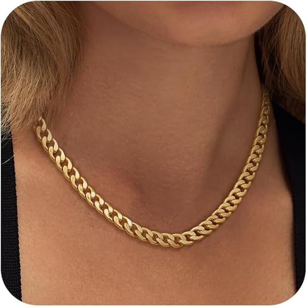 Geometric Chain Necklace by Seeyoura