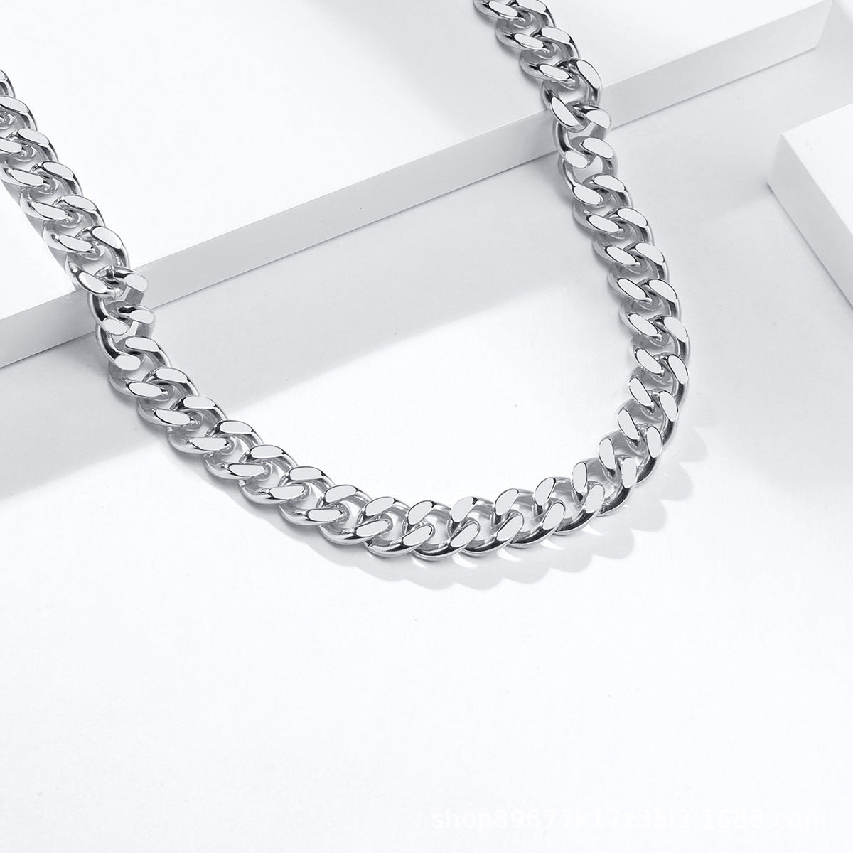 Geometric Chain Necklace by Seeyoura