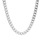 Geometric Chain Necklace in silver by Seeyoura