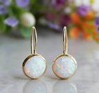 Geometric Gold Stud Earrings in Gold by Seeyoura