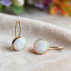 Geometric Gold Stud Earrings by Seeyoura