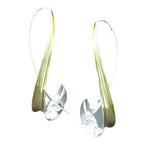 Geometric Hoop Earrings — Two-Tone by Seeyoura