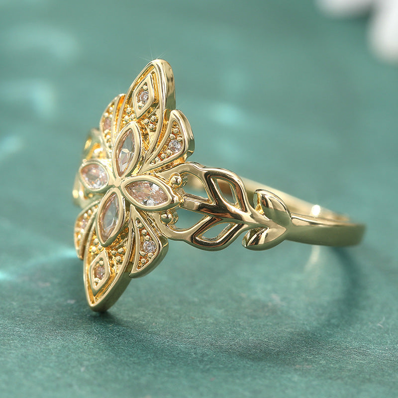 Gold Bohemian Ring for Women by Seeyoura