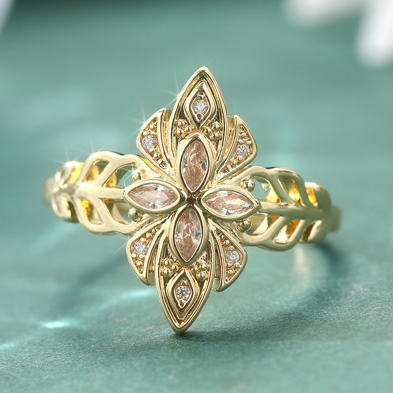 Gold Bohemian Ring for Women by Seeyoura