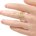 Gold Bohemian Ring for Women by Seeyoura