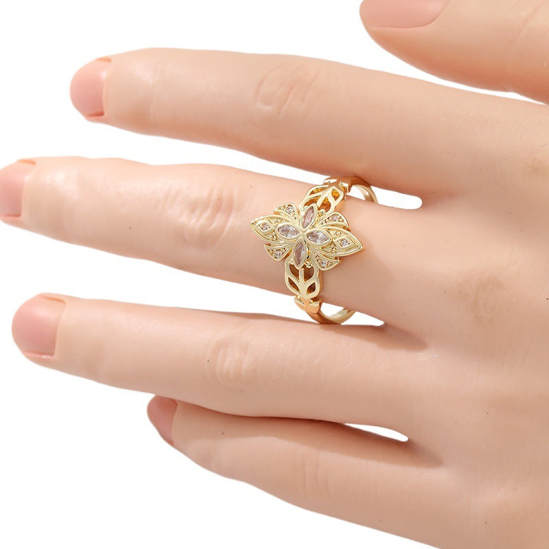 Gold Bohemian Ring for Women by Seeyoura