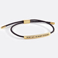 I'm Not Lazy, I'm Energy Efficient Inspire Bracelet in Midnight Black, gold by Seeyoura
