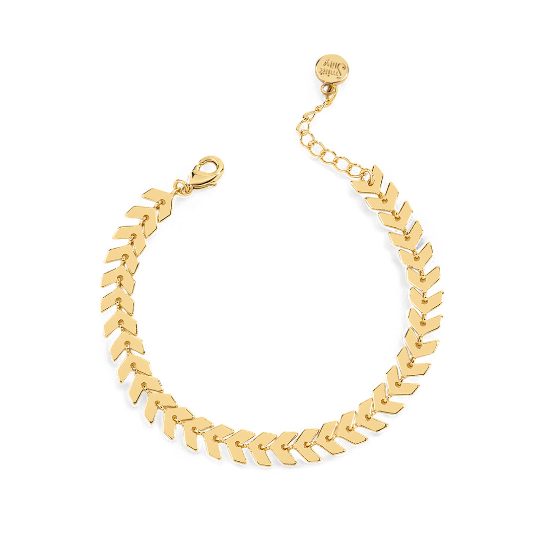 Leaf Chain Bracelet by Seeyoura
