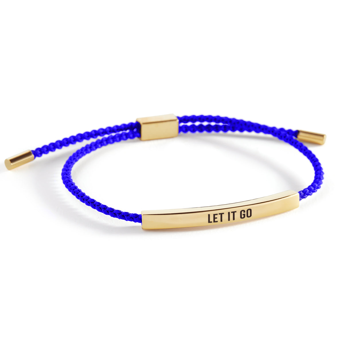 Let It Go Inspire Bracelet in Royal Blue, gold by Seeyoura
