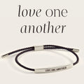 Love One Another Inspire Bracelet in Midnight Black, silver by Seeyoura