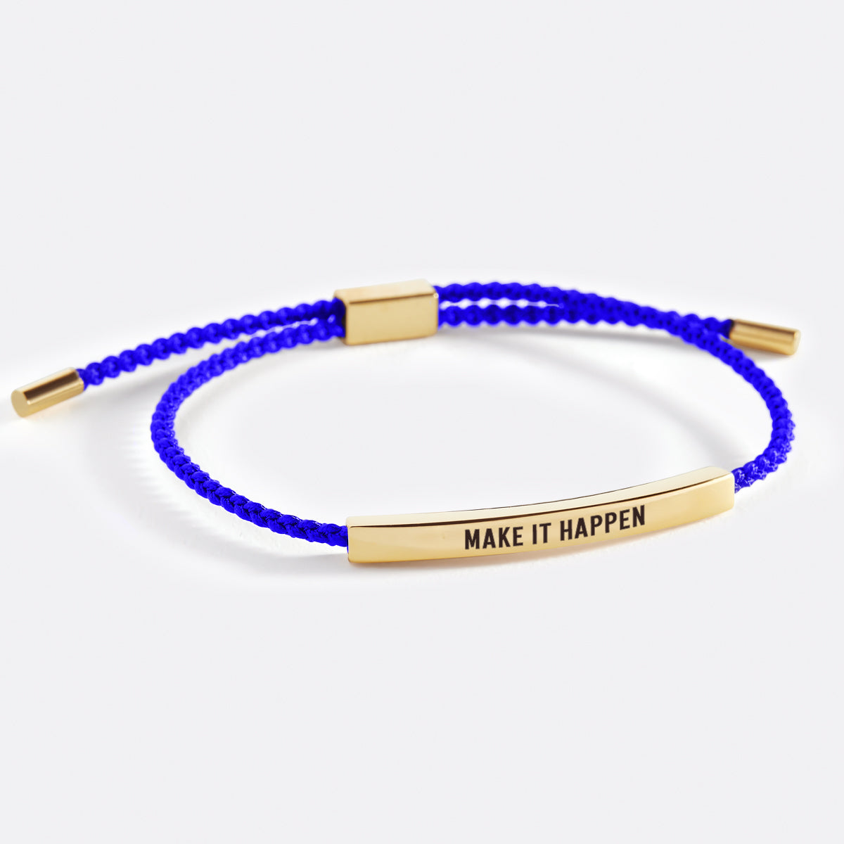 Make It Happen Inspire Bracelet in Royal Blue, gold by Seeyoura