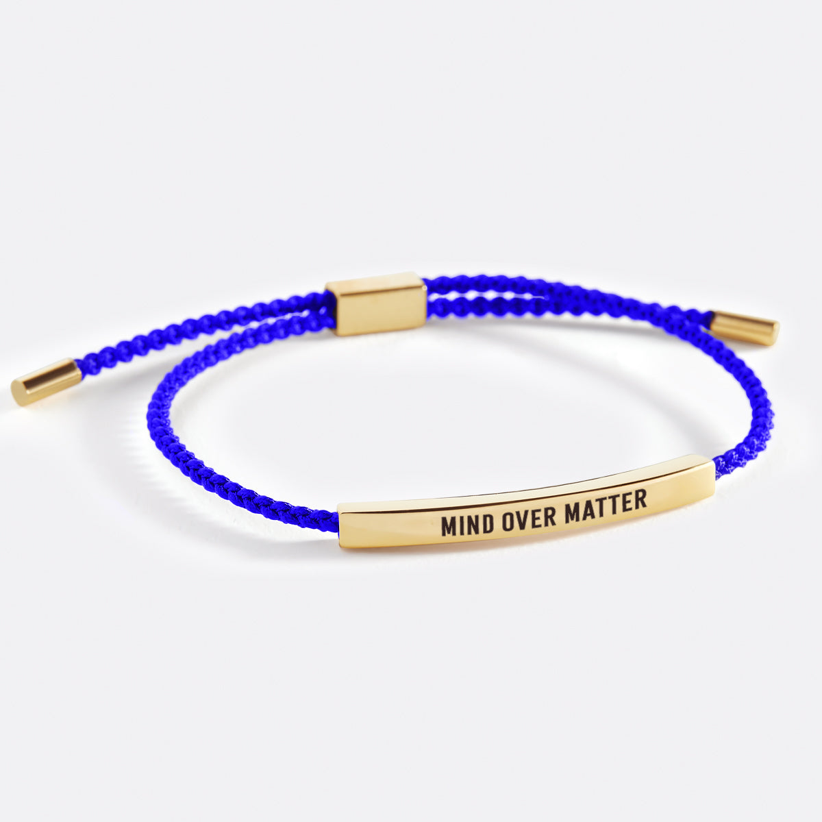 Mind Over Matter Inspire Bracelet in Royal Blue, gold by Seeyoura